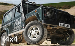 Enjoy the mud with Land Rover 4x4s
